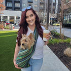 Dog Sling Carrier - Evergreen Woven