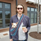 Dog Sling Carrier - Beach House Woven