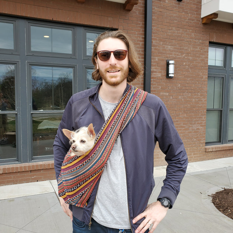 Dog Sling Carrier - Sonora Woven