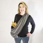 Dog Sling Carrier - Salt and Pepper Woven