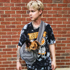Dog Sling Carrier - Salt and Pepper Woven