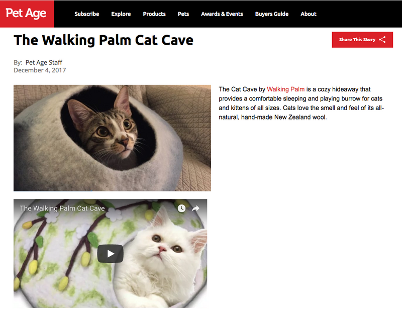 Pet Age: the Walking Palm Cat Cave