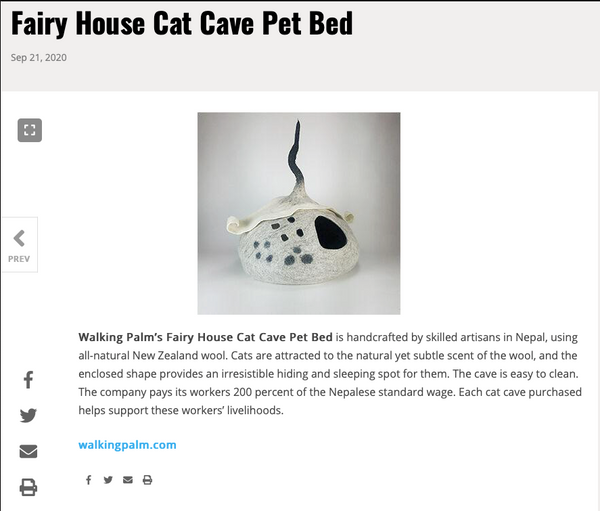 PPN features Walking Palm Fairy House Cat Cave