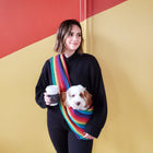 Dog Sling Carrier - Rainbow Woven