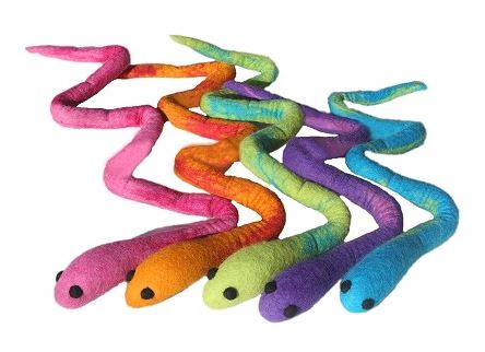 Snake Felt Toy - Assorted Colors